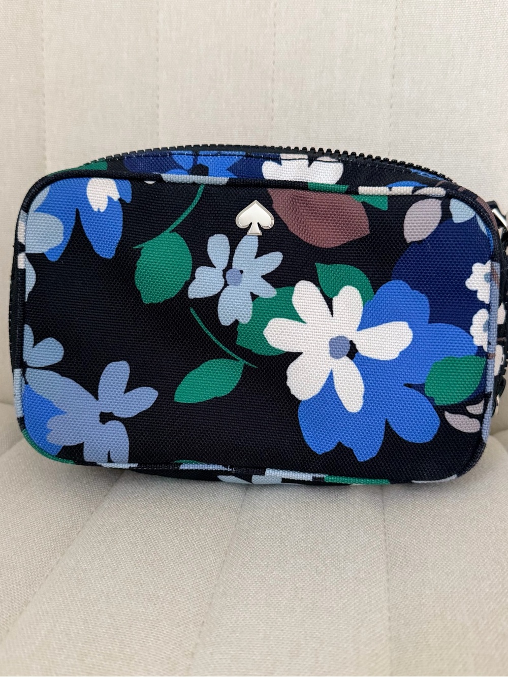 Kate Spade Floralin small crossbody Black & Blue